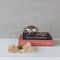 Hello Honey Aluminum Vintage Reproduction Mouse Toothpick Holder, Nickel Finish